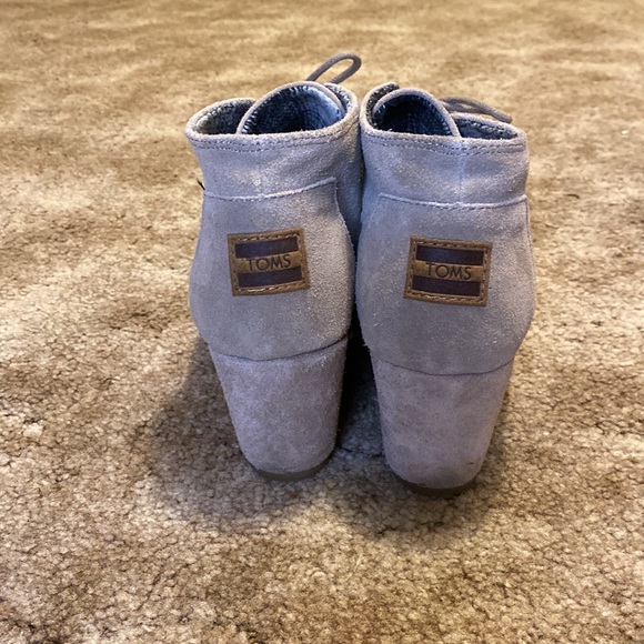 TOMS Desert Wedge Ankle Boots - Picture 5 of 8